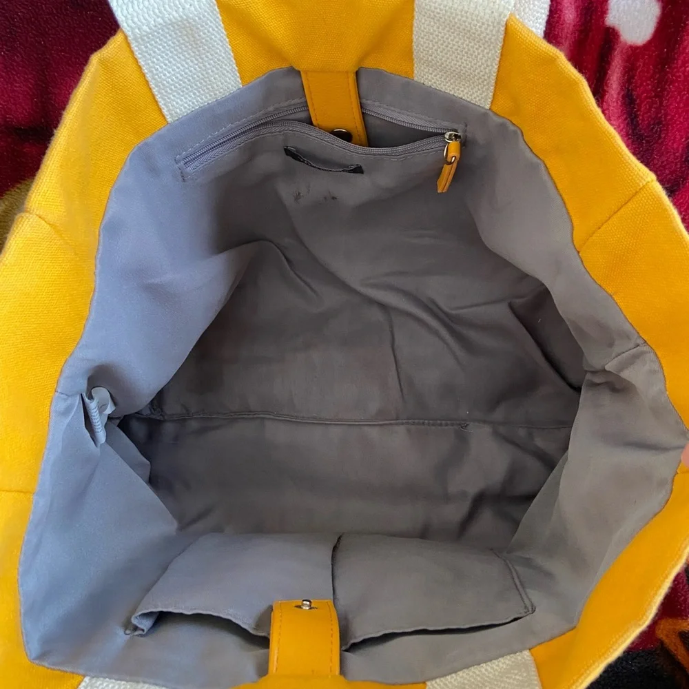 Wild Fable Florida State University Handcrafted Yellow Tote with Patches